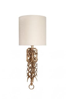  Cast Brass electric wall sconce
