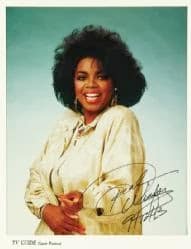 39 Print of TV Guide Cover from 1987, print, autographed by Oprah Winfrey  sold or $3K