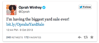 4 Oprah Twitters The Yard Sale