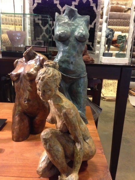 Darcy Sears Nudes Sculptures, Bronze