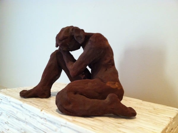 Seated Nude, Clay. Sold