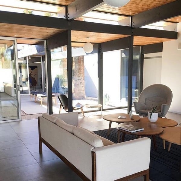 6 an Eichler is amazing! Beautifully outfitted with furniture by @carlhansenandson