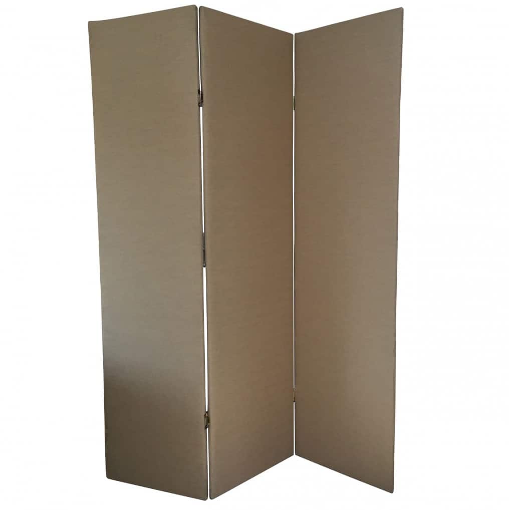 3-Paneled Upholstered Floor Screen/Room Divider | Cabana Home