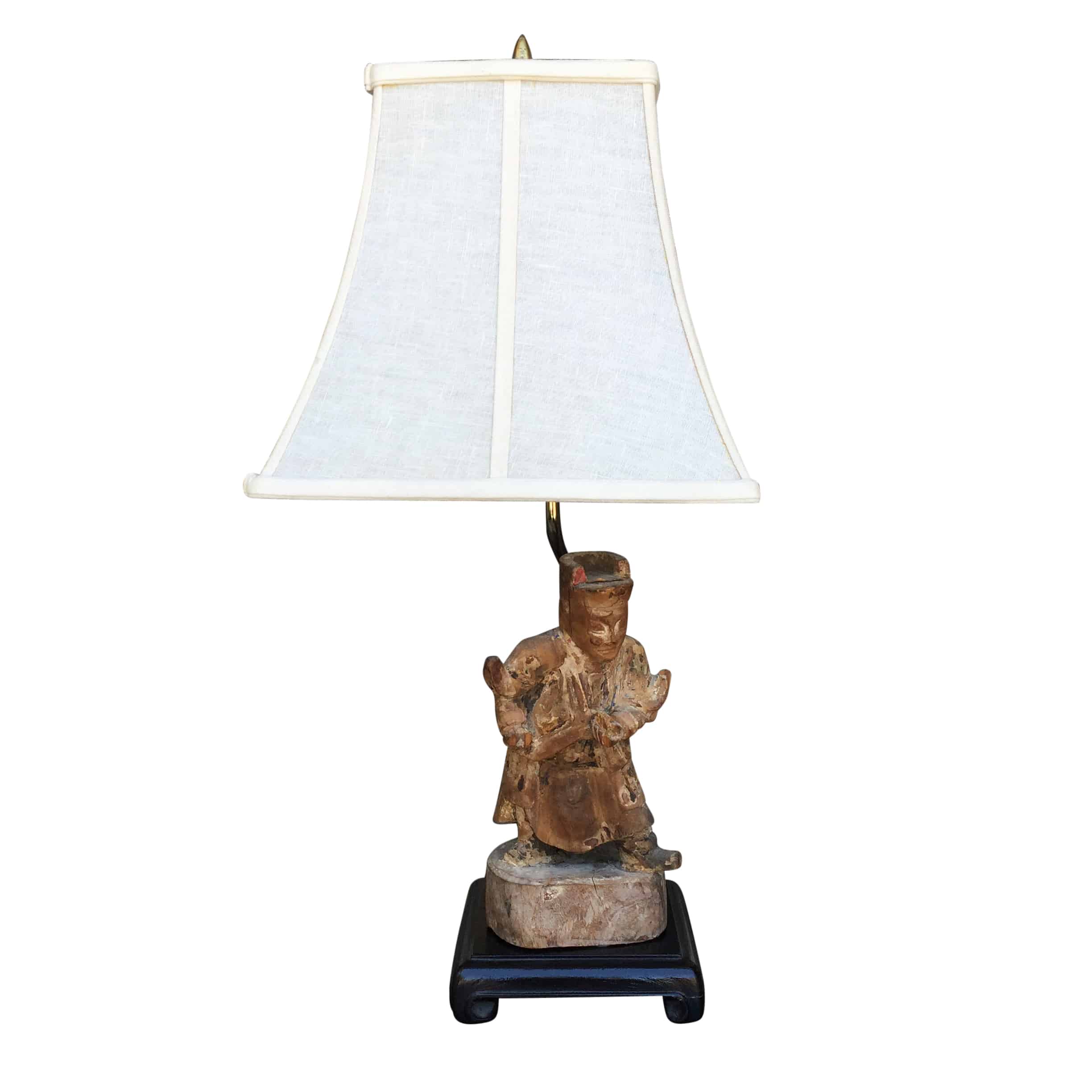 Antique Asian Figurine Lamp Cabana Home, Antique Oriental Figurine Lamps