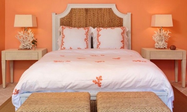 Orange Guest Bedroom