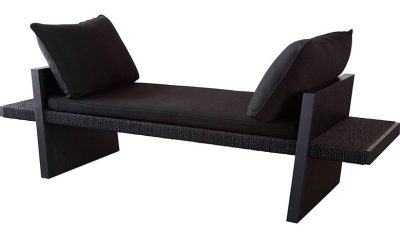 McGuire Euclid Daybed by Nicole Hollis Black