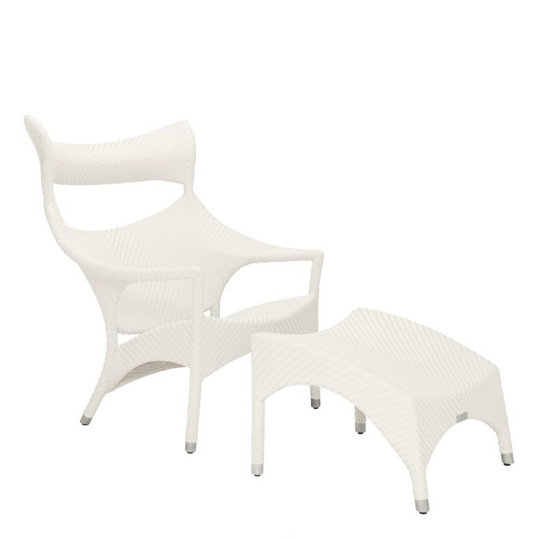 Amari High Back Lounge Chair Limestone Cabana Home