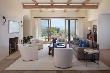 Los Olivos Residence architectural photography living room