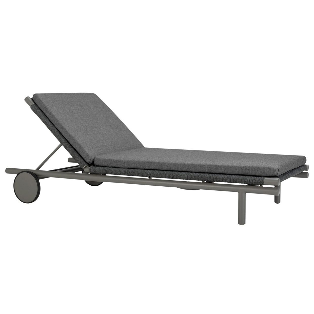 Janus et Cie Anatra Chaise Lounge - Oxford/Nickel